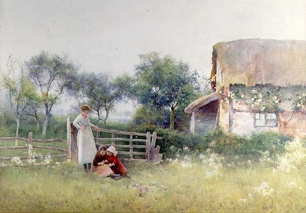 Plukke engblomster av Benjamin D. Sigmund