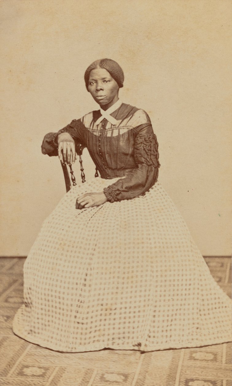 Carte-de-visit-portrett av Harriet Tubman, 1868-1869. av Benjamin F. Powelson