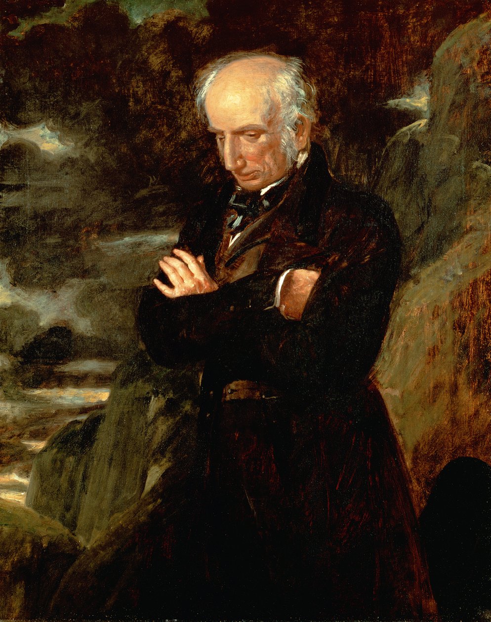Portrett av William Wordsworth (1770-1850) 1842 av Benjamin Haydon