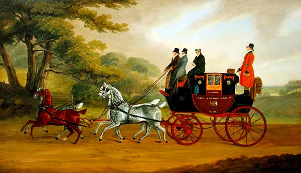 Glasgow og London Royal Mail (olje om bord) av Benjamin Herring