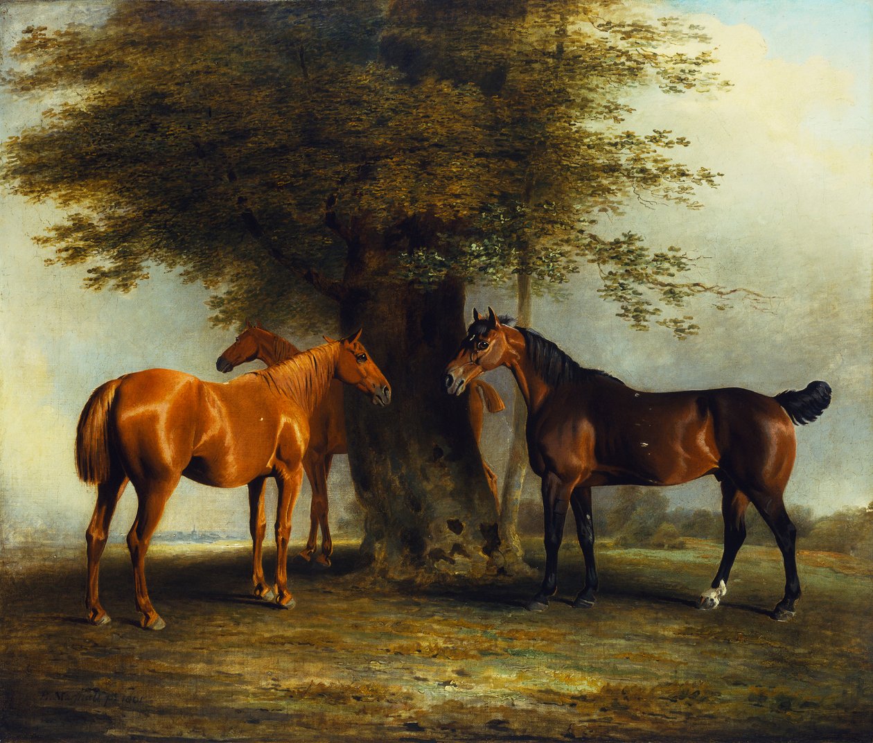 Jegere ved Grass, 1801 av Benjamin Marshall