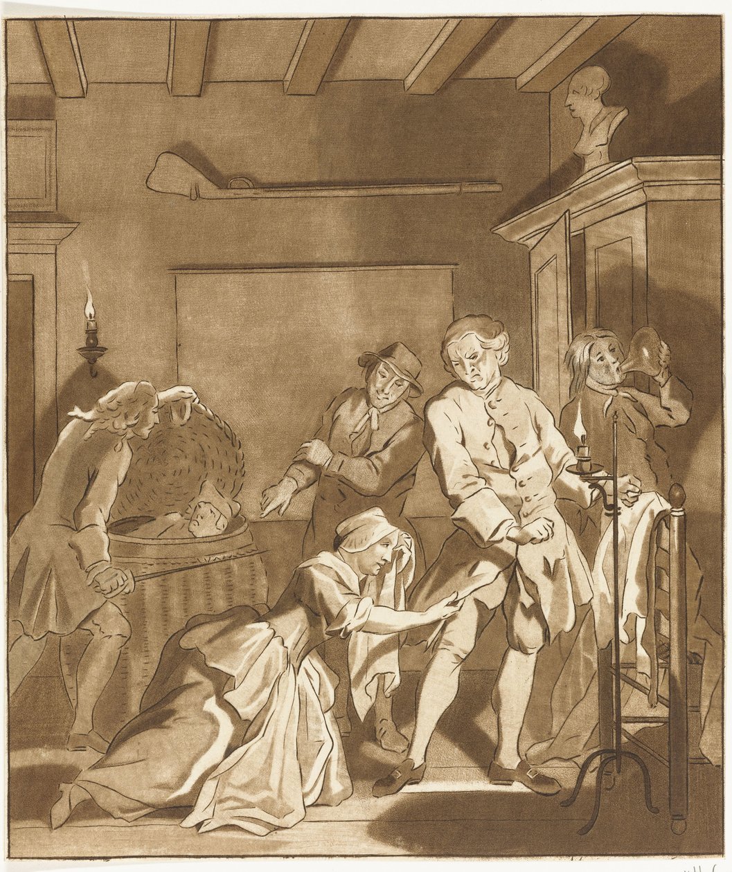 Oppdagelsen av en elsker The False Virtue Discovered (serietittel) av Benjamin Martini