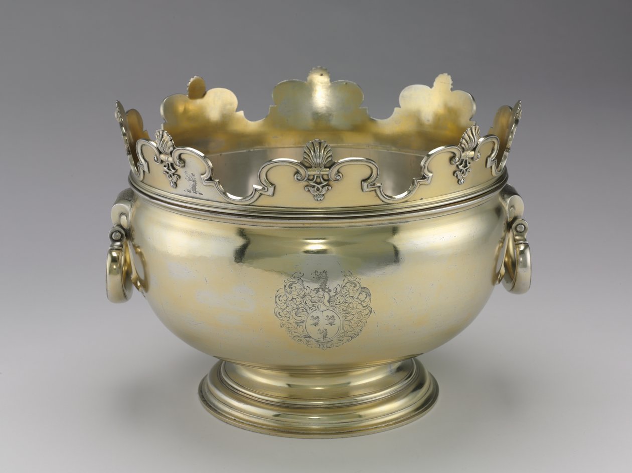 Monteith Punch Bowl, 1715-16 av Benjamin Pyne