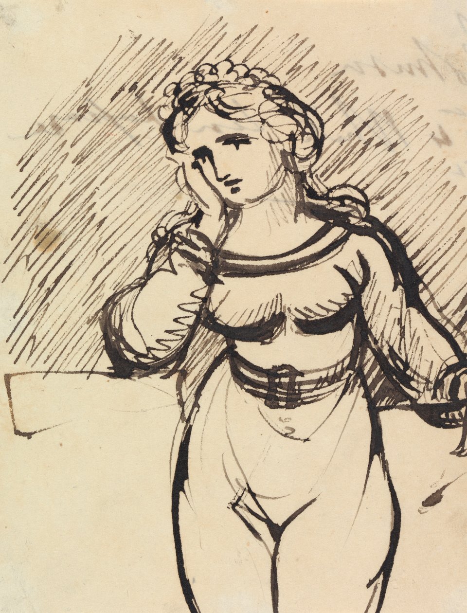 Figurstudie av en kvinne av Benjamin Robert Haydon