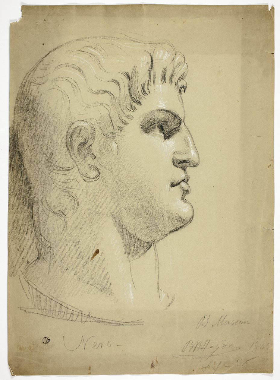 Leder for Nero i British Museum av Benjamin Robert Haydon