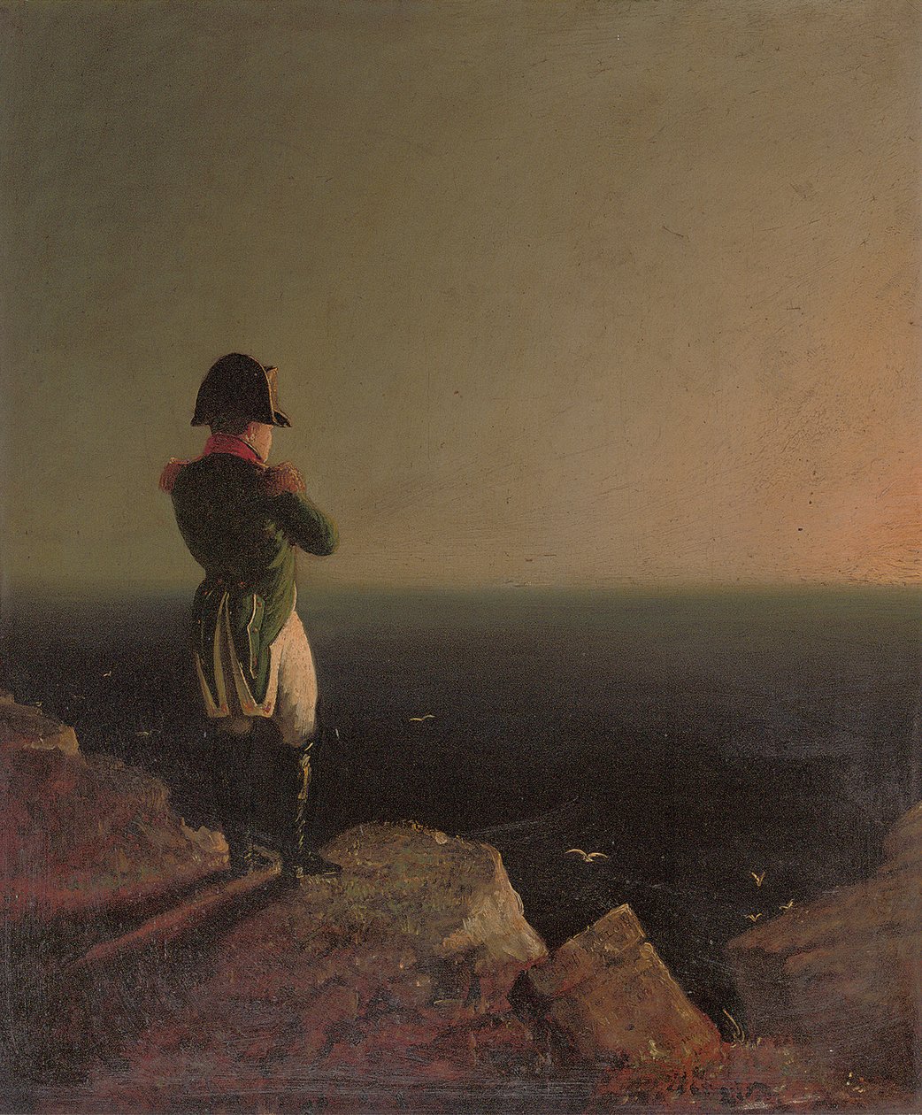 Napoleon Bonaparte Musing i St. Helena, 1841 av Benjamin Robert Haydon