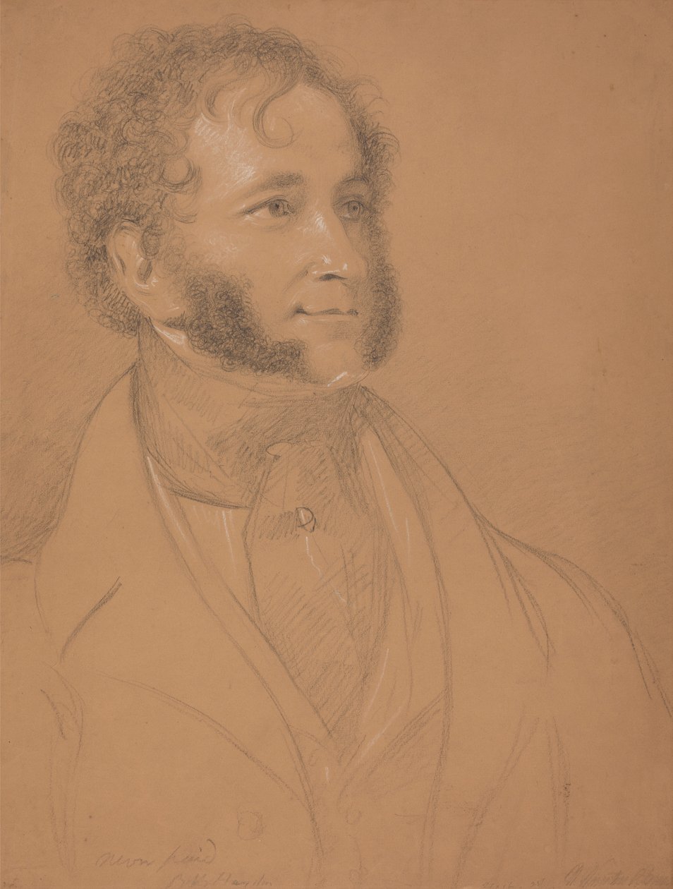 Portrett av en gentleman (W. Winston?) av Benjamin Robert Haydon