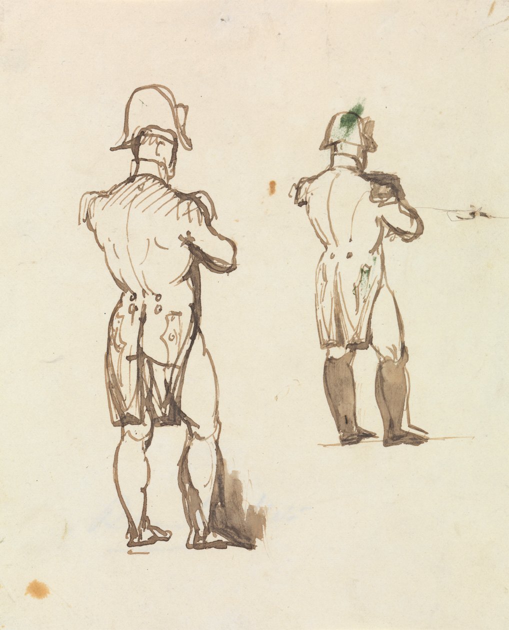 Studie for Napoleon Bonaparte av Benjamin Robert Haydon