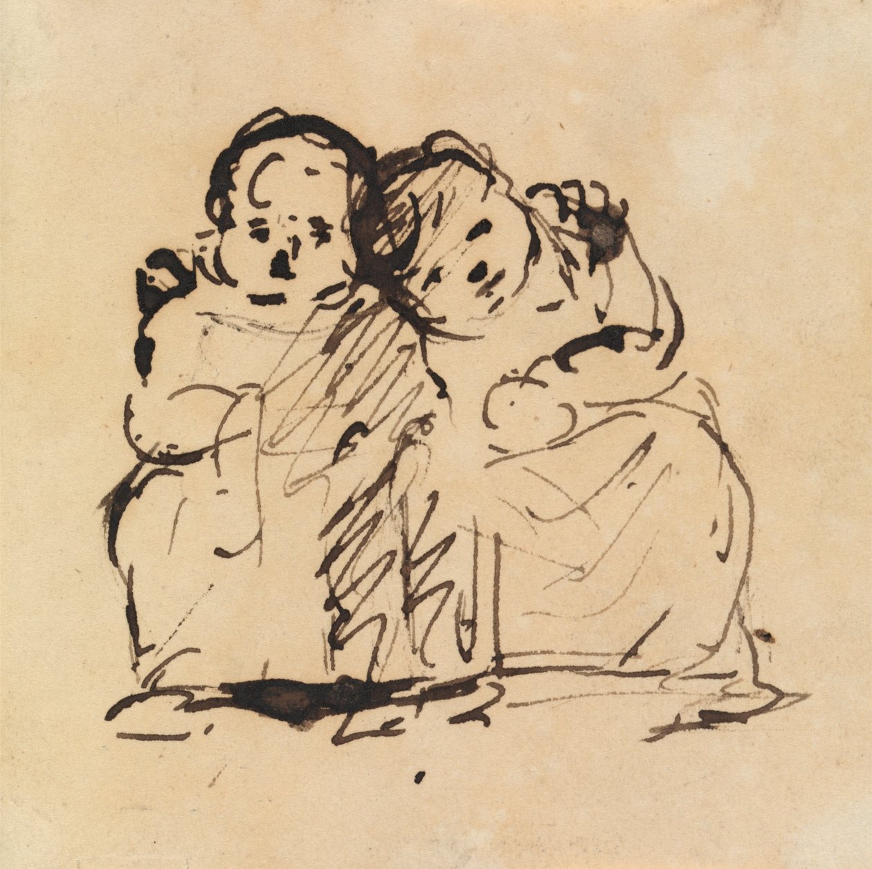 Studie av to barn av Benjamin Robert Haydon