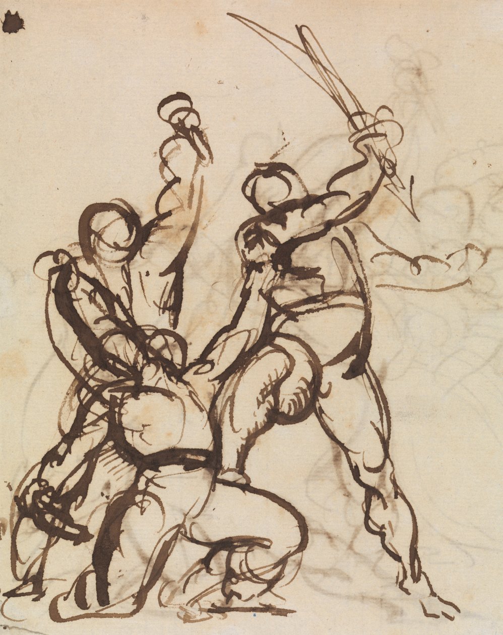 Studie av en kamp av Benjamin Robert Haydon