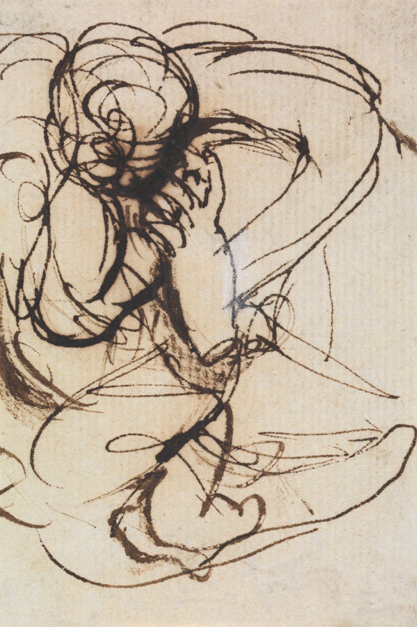 Studie av en figur av Benjamin Robert Haydon