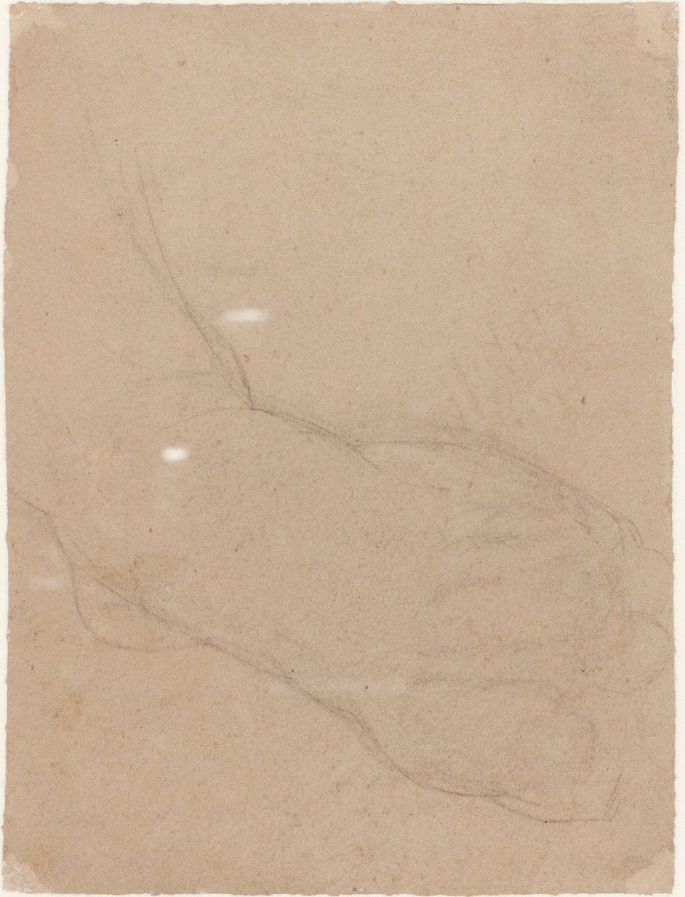 Studie av en fot [verso] av Benjamin Robert Haydon