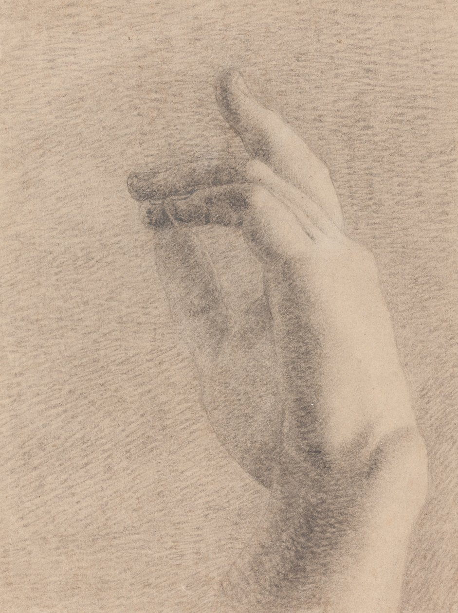 Studie av en hånd [recto] av Benjamin Robert Haydon