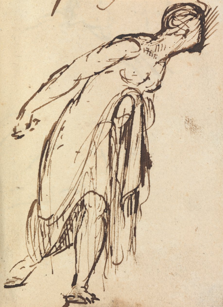 Studie av en skjev figur av Benjamin Robert Haydon