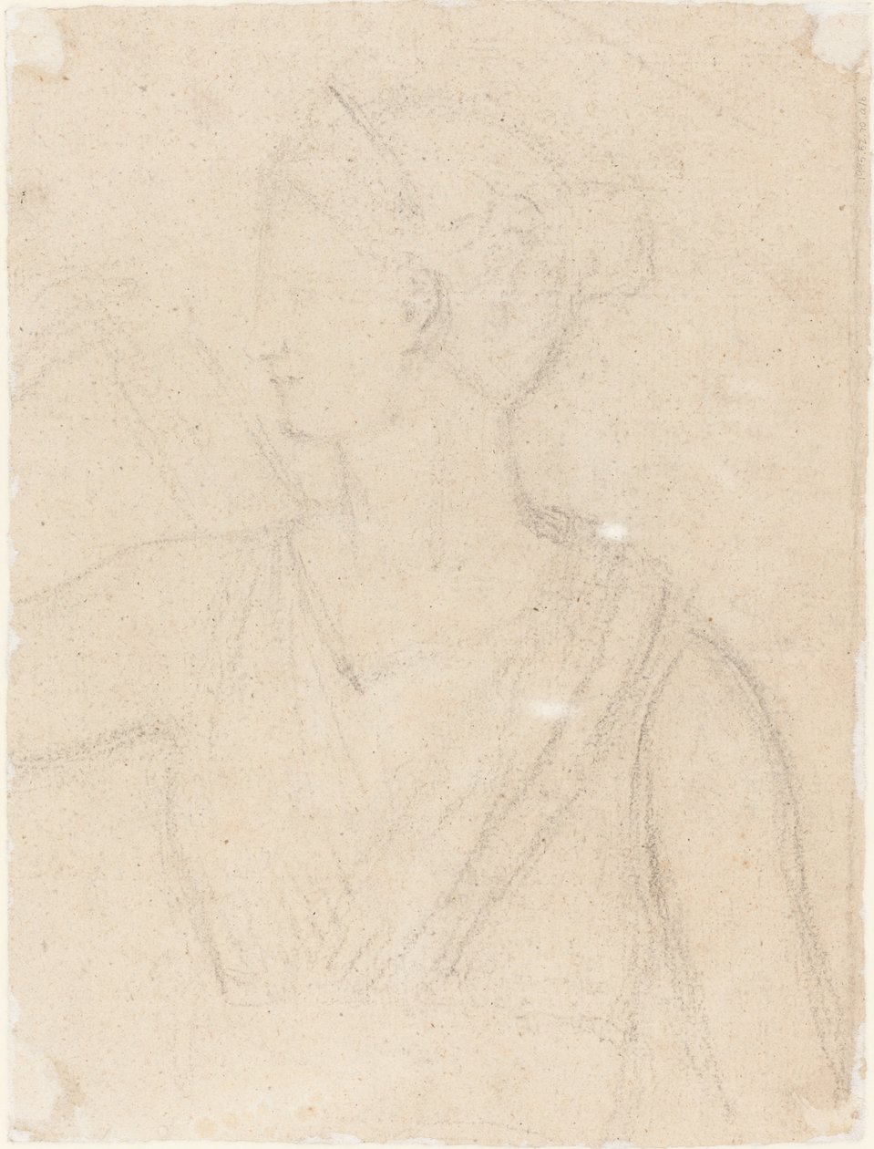 Studie av statuen av Diana i Vatikanet [verso] av Benjamin Robert Haydon