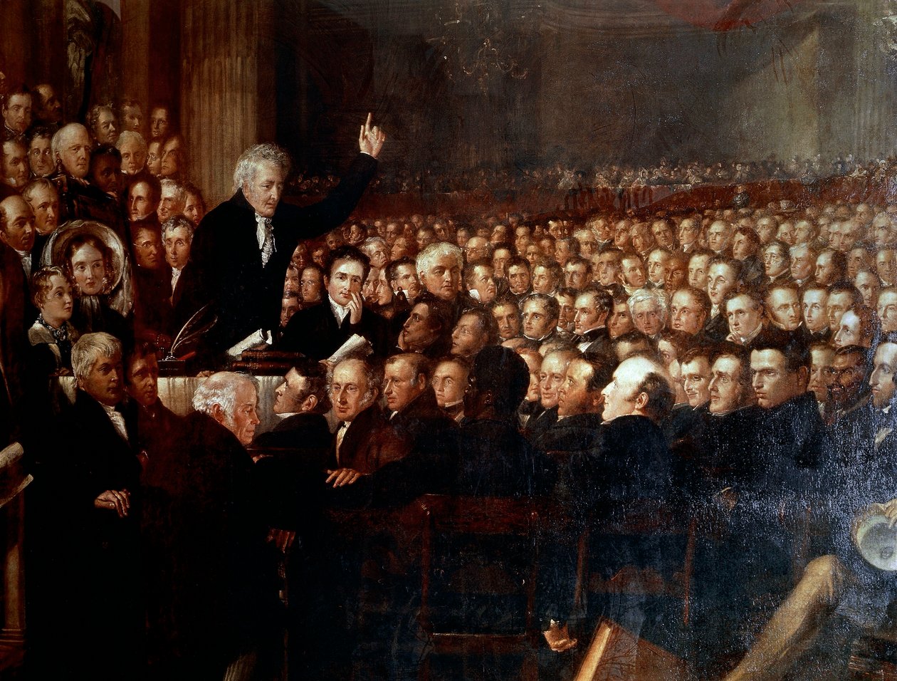 Konvensjonen mot slaverisamfunnet av Benjamin Robert Haydon