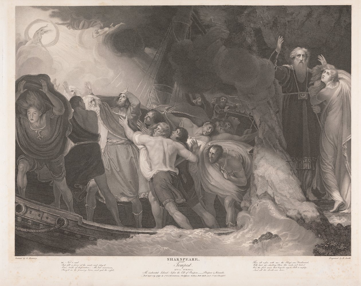 "Tempest", akt I, scene I av Benjamin Smith