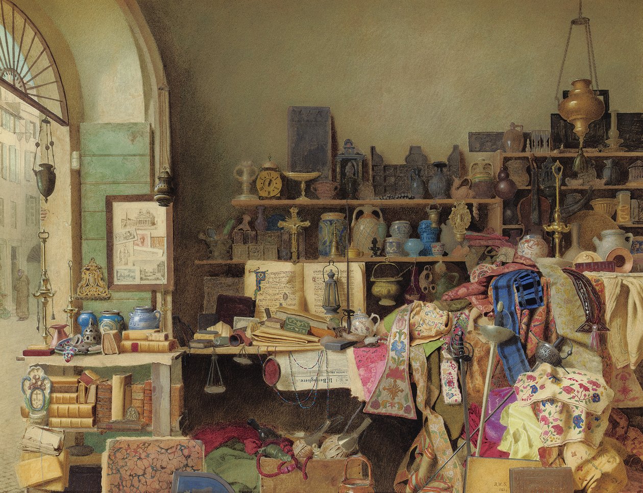 Litt av Roma; En liten bit av Roma, 1884 av Benjamin Walter Spiers