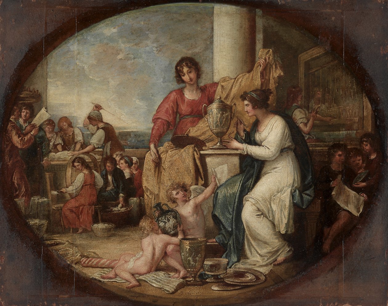 En skisse av Benjamin West
