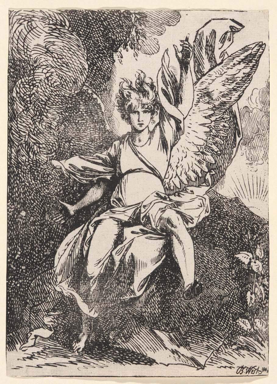 Oppstandelsens engel av Benjamin West