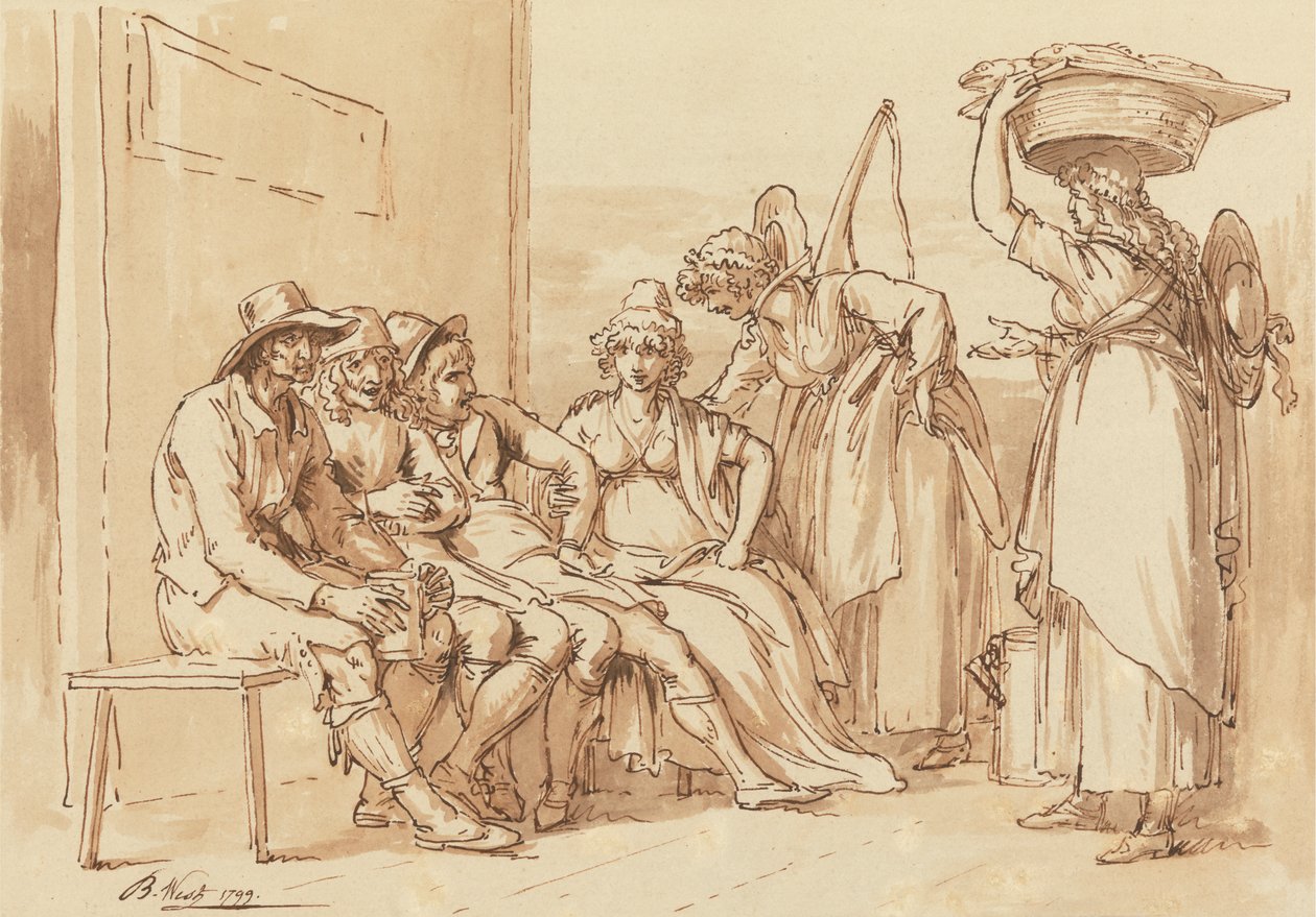 Karakterer i Londons gater av Benjamin West