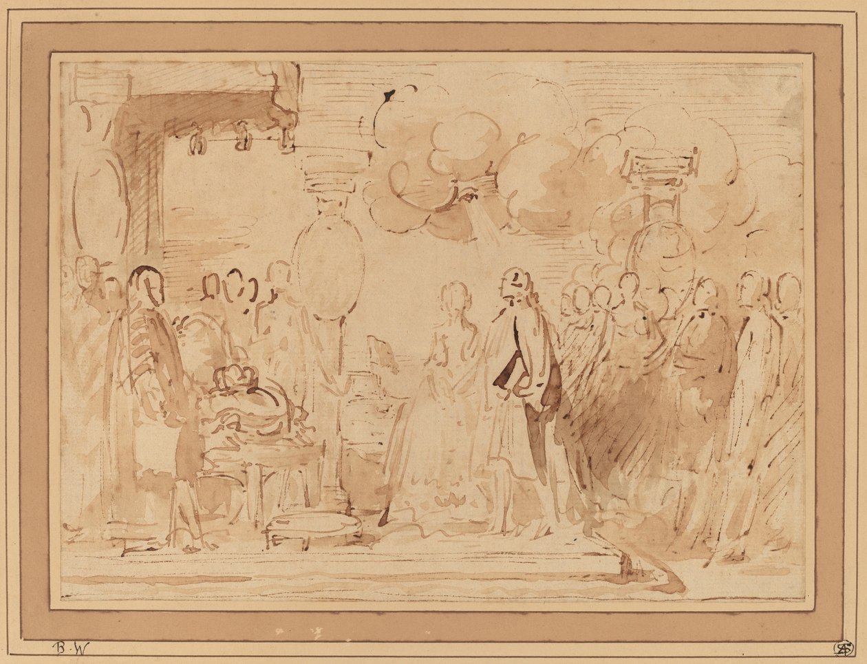 George III gjenopptok kongemakten i 1789 av Benjamin West