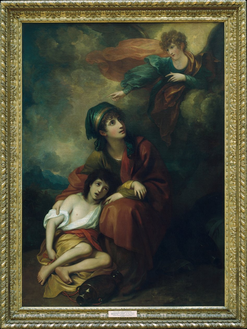Hagar og Ismael av Benjamin West