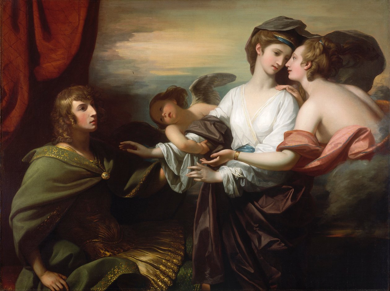 Helen brakt til Paris av Benjamin West