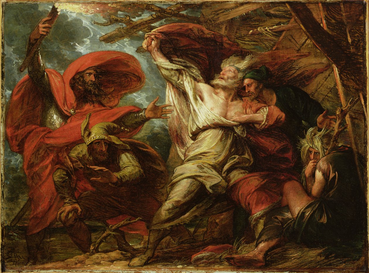 Kong Lear, ca. 1788 av Benjamin West