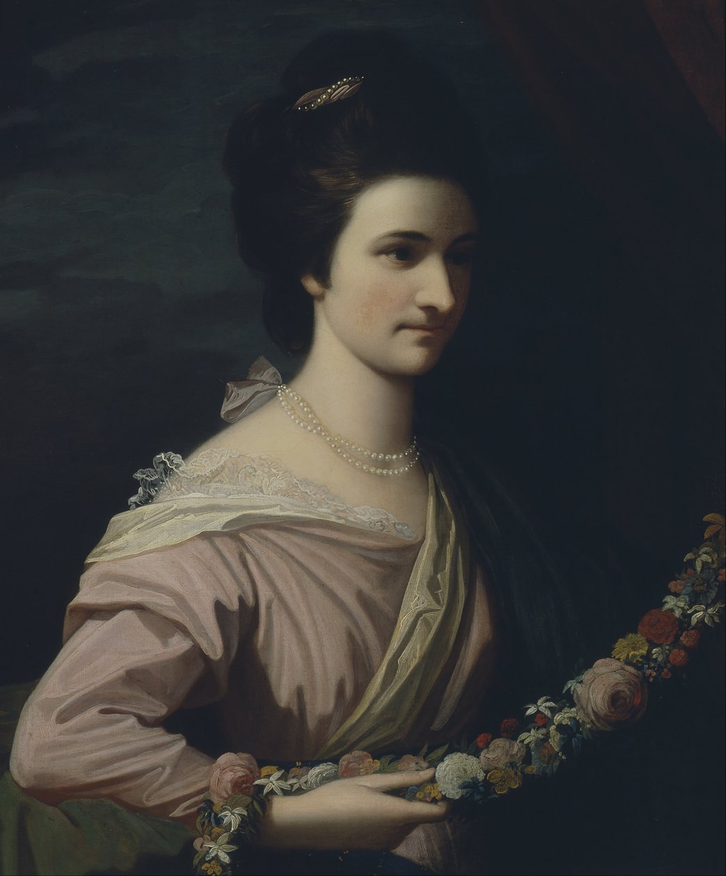 Frøken Elizabeth Milward av Benjamin West