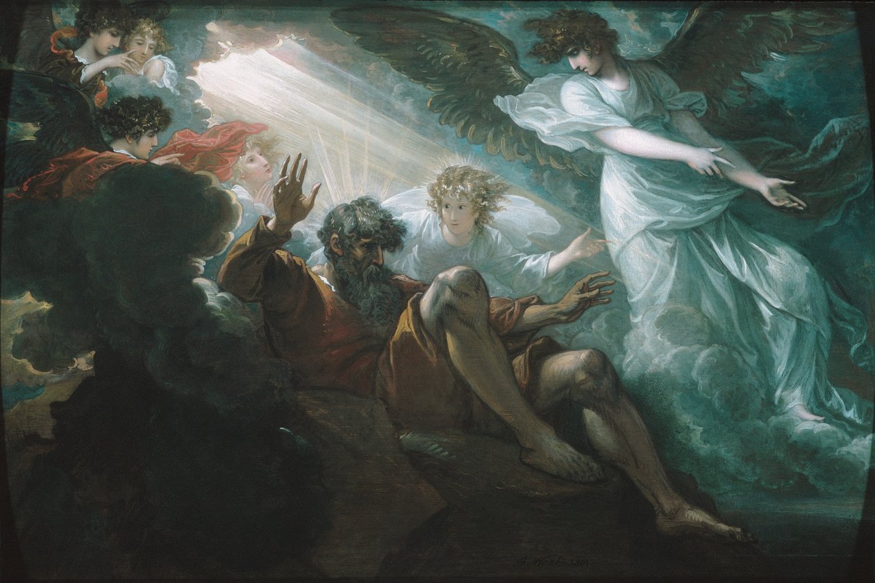 Moses viste det lovede land av Benjamin West