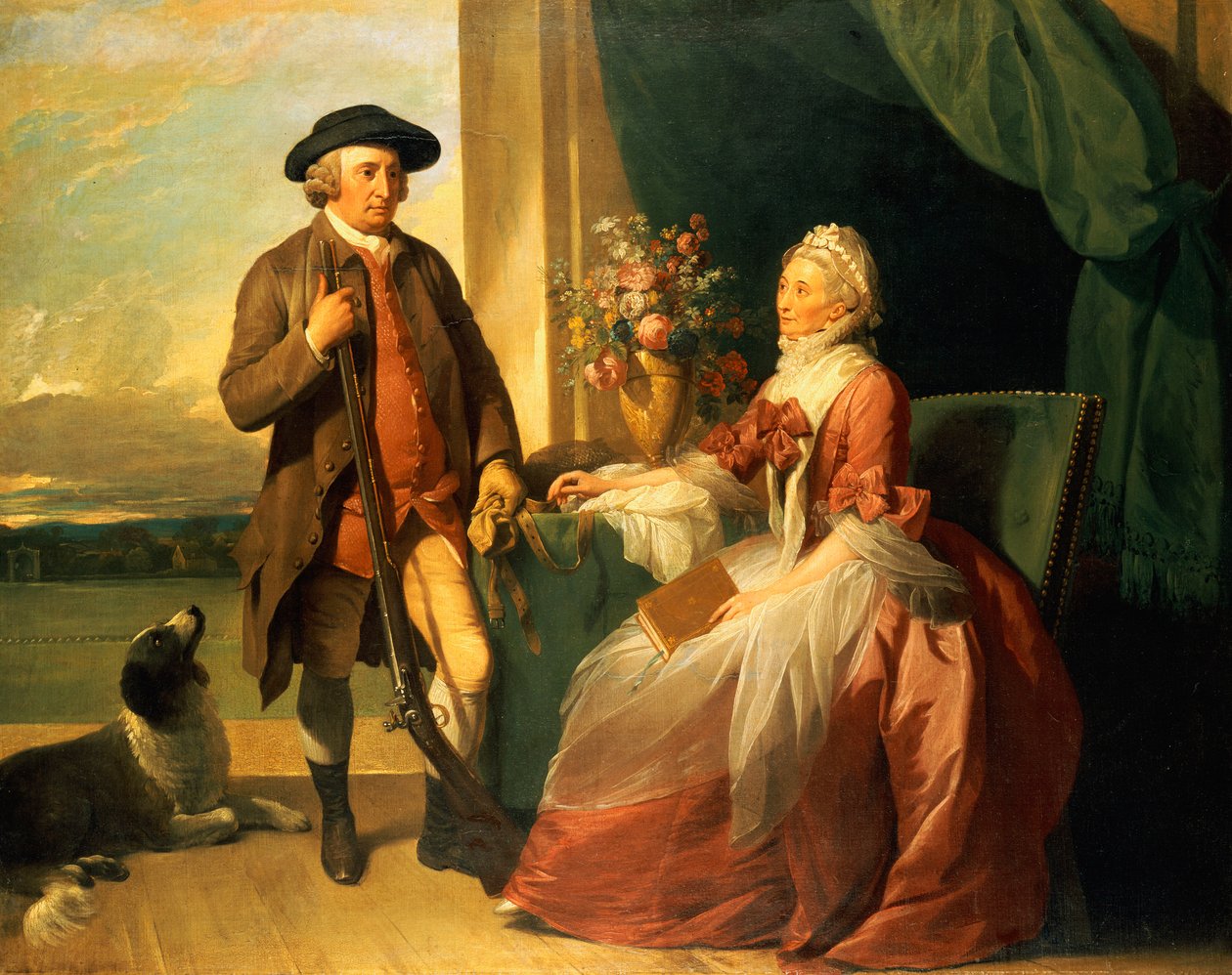 Mr. Robert Grafton og Mrs. Mary Partridge Wells Grafton, 1773 av Benjamin West