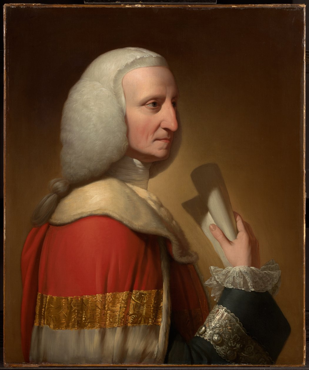 Portrett av George, den første lord Lyttelton av Benjamin West