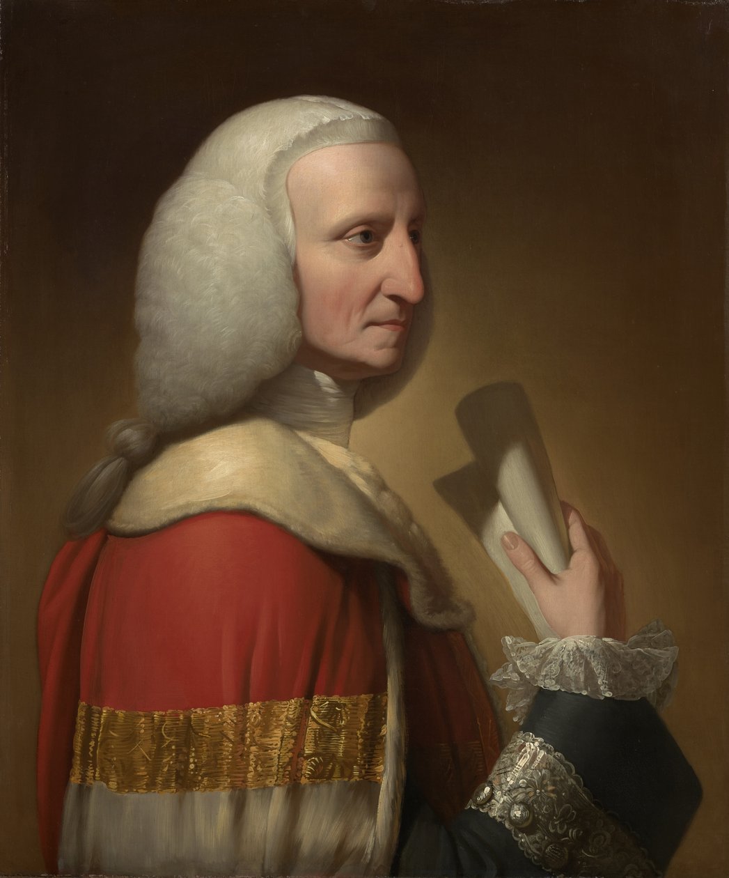 Portrett av George, First Lord Lyttelton, ca. 1772 av Benjamin West