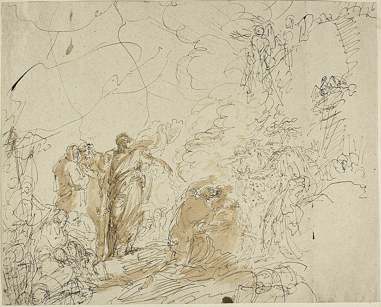 St. Paul rister av hoggormen av Benjamin West