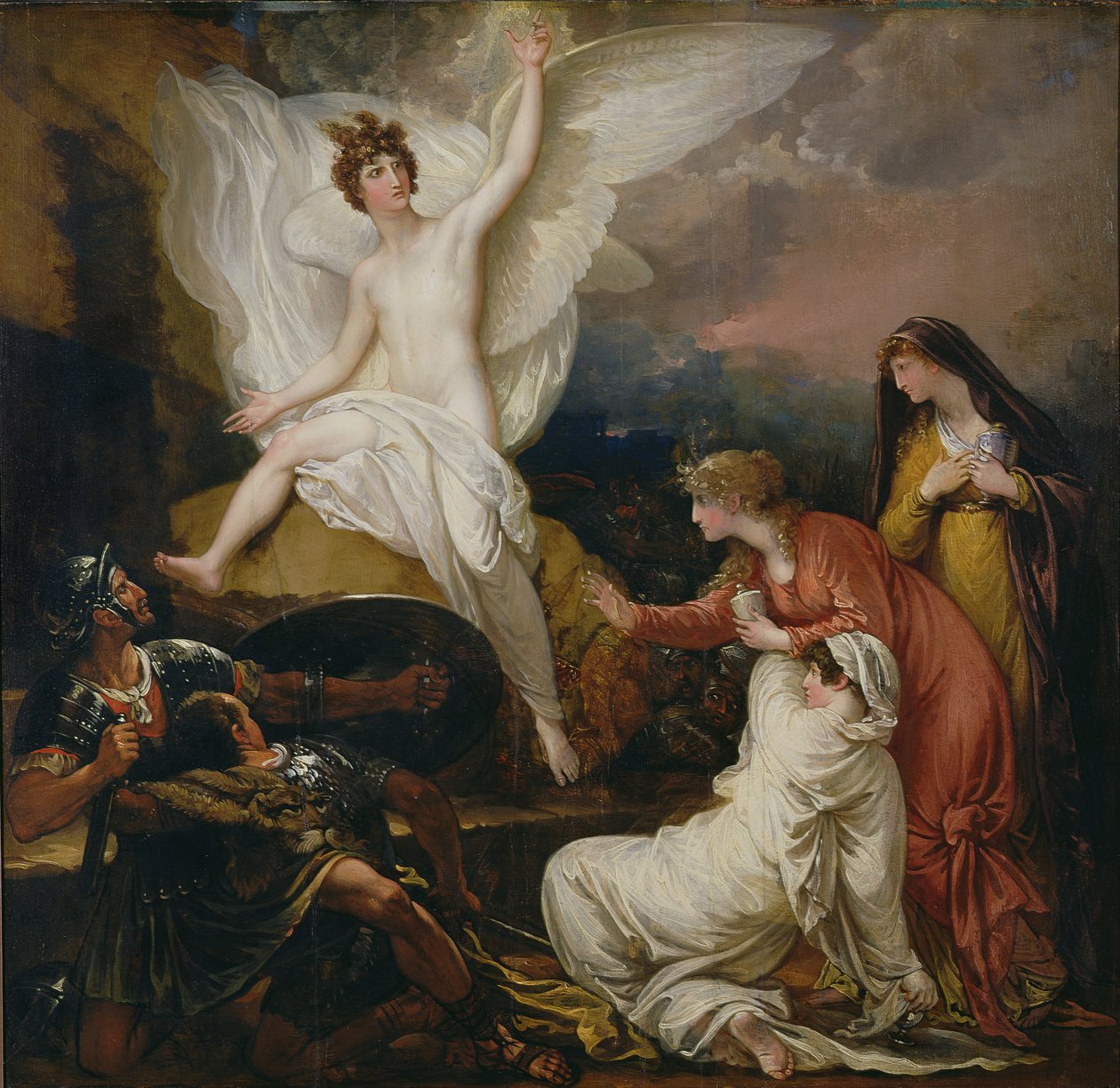 Herrens engel som kunngjør oppstandelsen, 1805 av Benjamin West