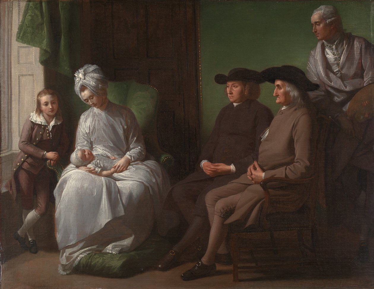 Kunstneren og hans familie av Benjamin West