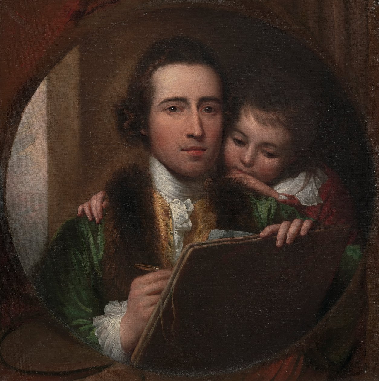 Kunstneren og hans sønn Raphael av Benjamin West