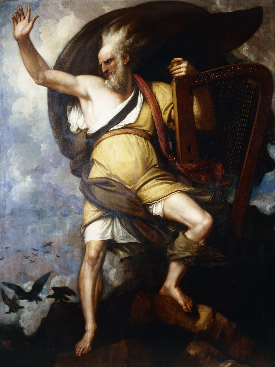 The Bard, 1809 av Benjamin West