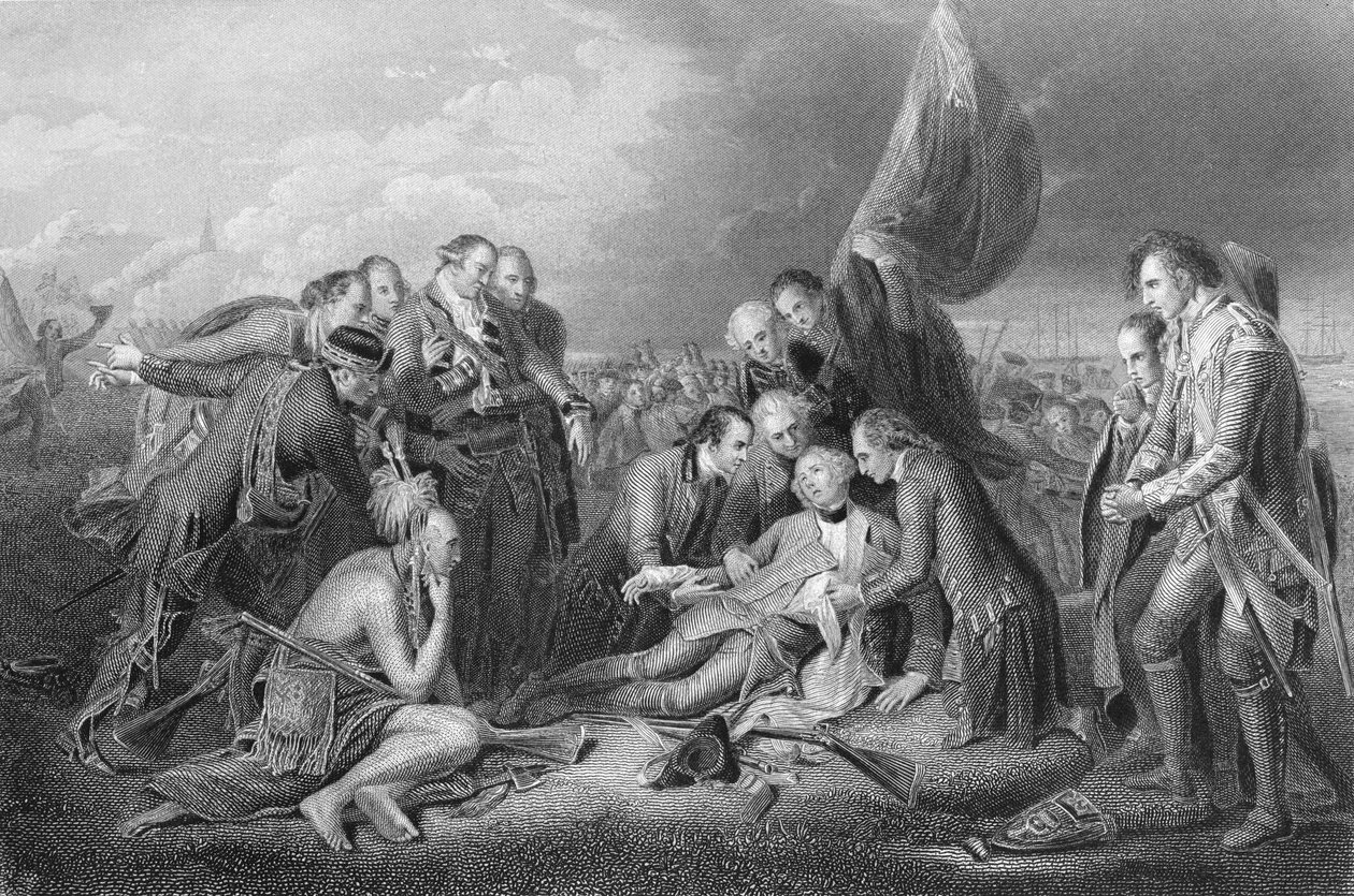 The Death of General Wolfe, 1759, fra 