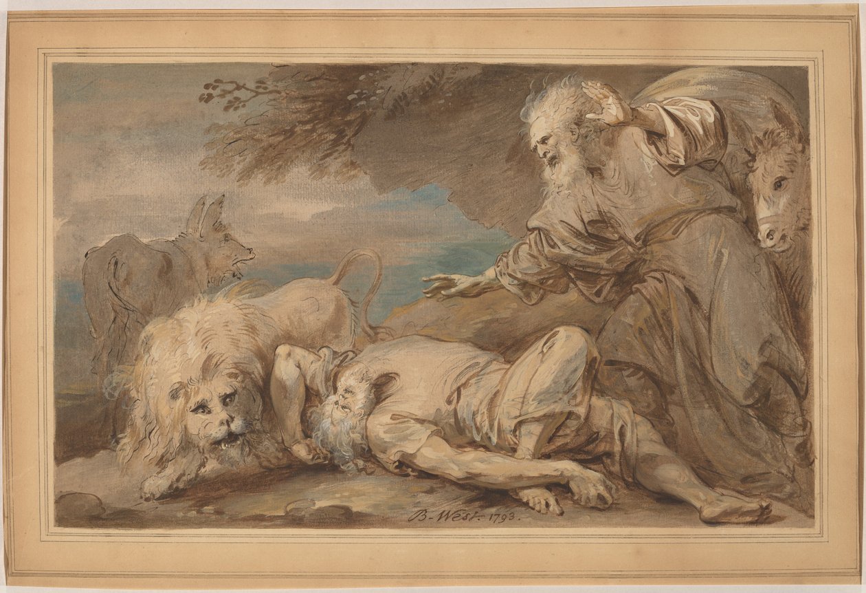 Den ulydige profeten av Benjamin West