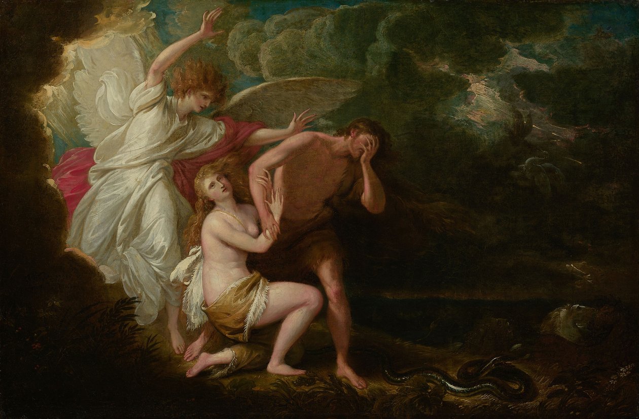 Utdrivelsen av Adam og Eva fra paradiset av Benjamin West