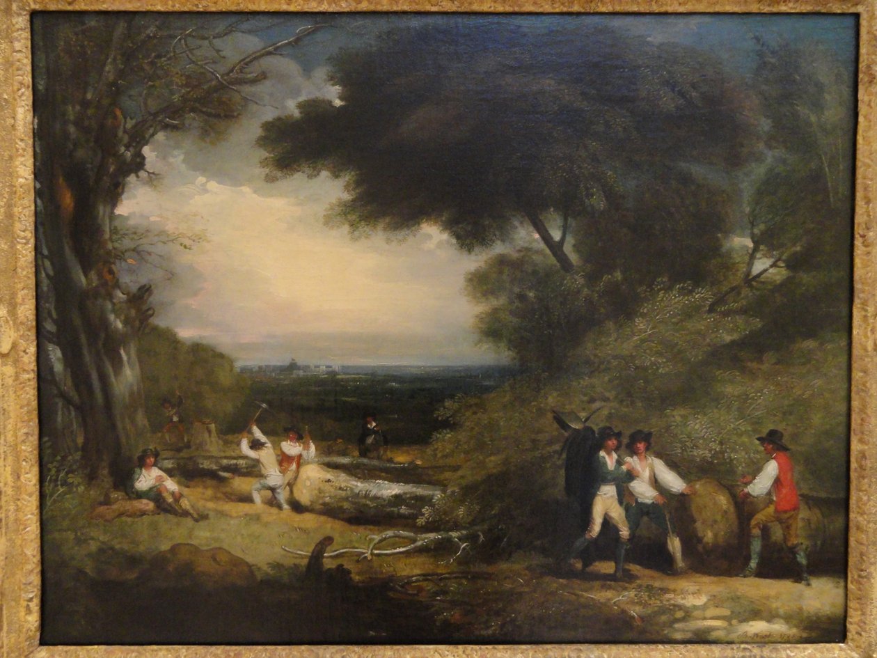 Vedhoggere i Windsor Park av Benjamin West