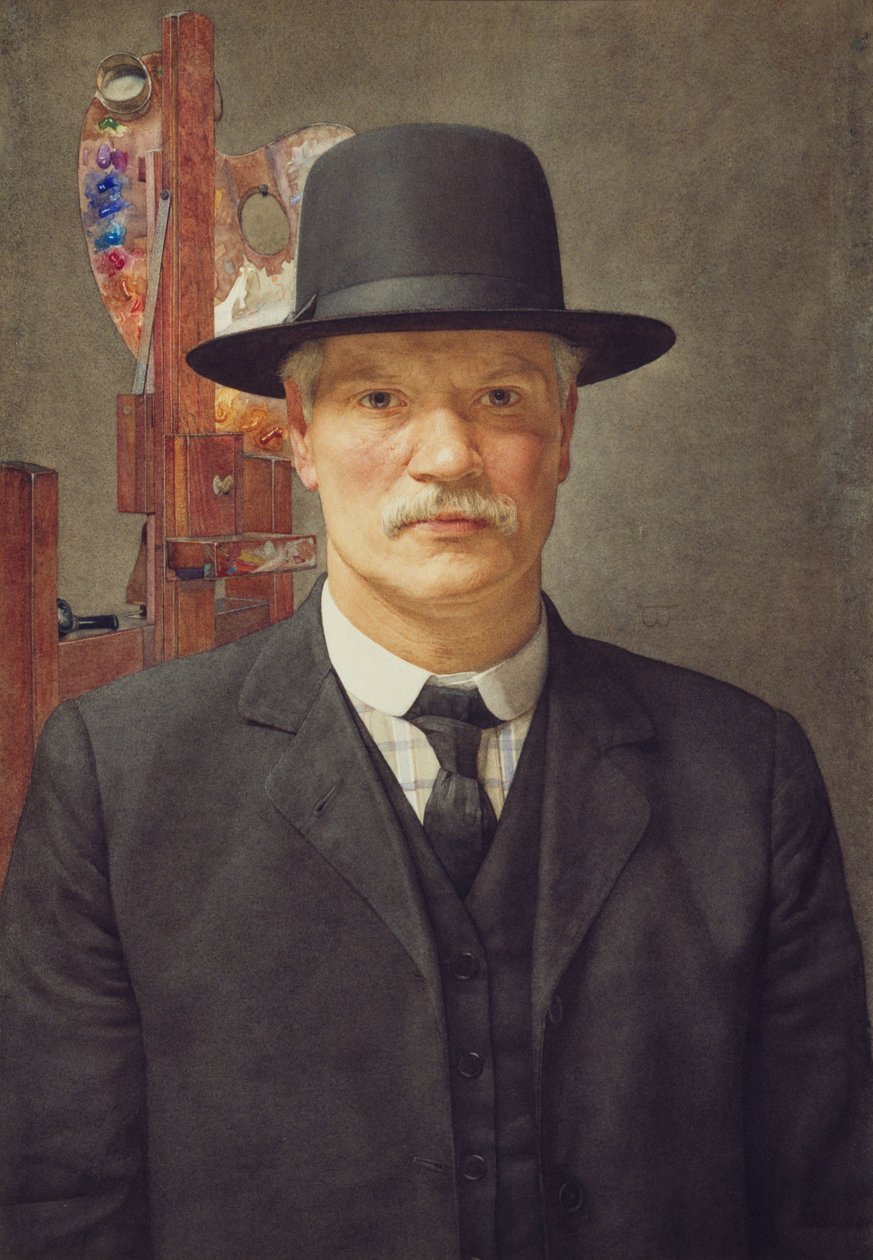 Selvportrett, 1914-16 av Benjamin Williams