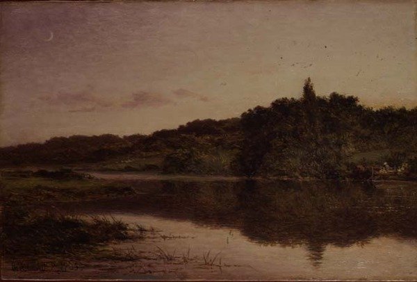 Kveld på Streatley, Bedfordshire av Benjamin Williams Leader