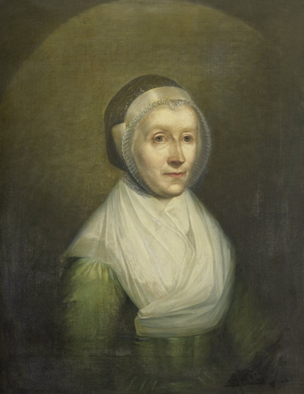 Portrett av Christina Sebilla Charlotte Bakhuizen (1750-1810) av Benjamin Wolff