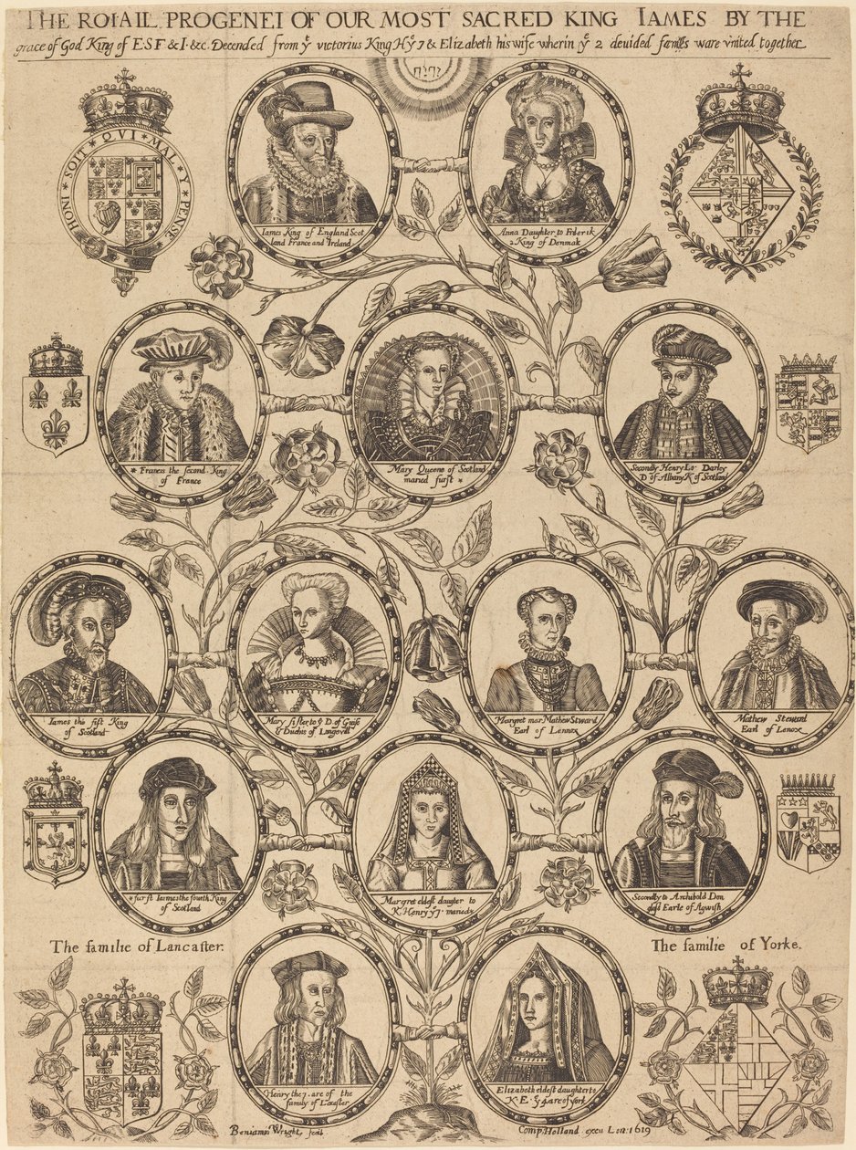 Kongelig avkom til King James av Benjamin Wright