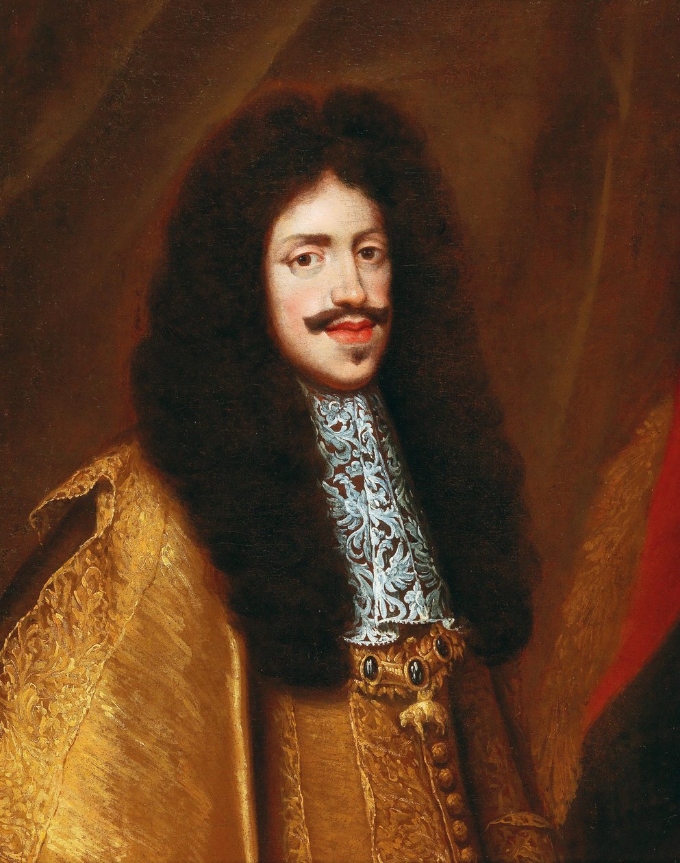 Portrett av keiser Leopold I 1640-1705, andre halvdel av 1600-tallet. av Benjamin von Block