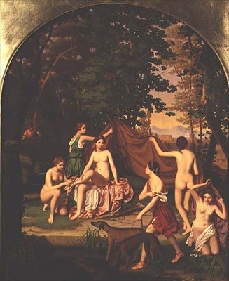 Diana og nymfene hennes av Benno Friedrich Tormer