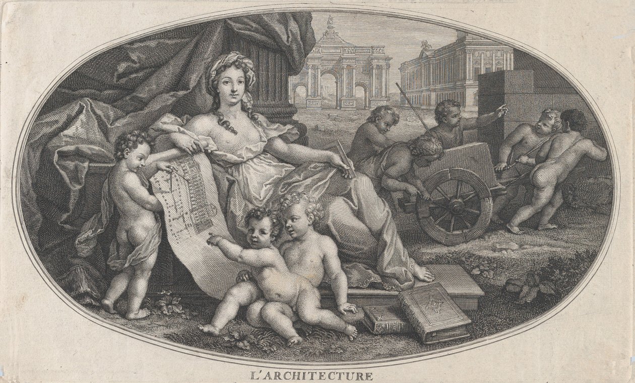 Arkitektur, 1690. av Benoit Audran I